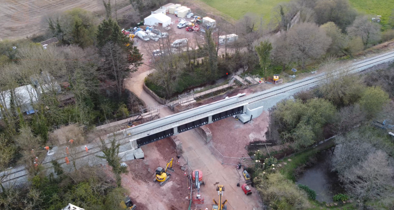 Dyer & Butler Delivers Successful Platform Extension and Bridge Schemes During Nine-Day Blockade on North Devon line